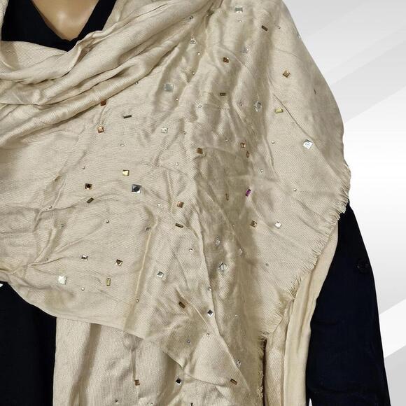 2/$30 INC International Concepts Confetti Gemstone Pashmina Wrap Scarf - Picture 3 of 7